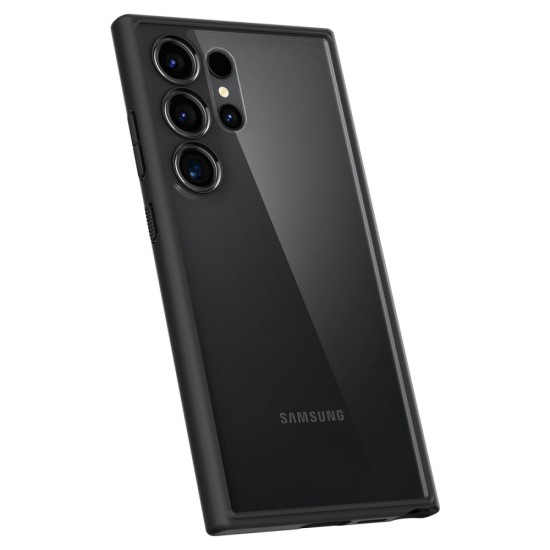 Husa pentru Samsung Galaxy S24 Ultra - Spigen Ultra Hybrid - Matte Black