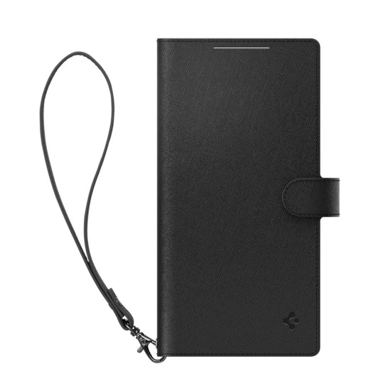 Husa pentru Samsung Galaxy S24 Ultra - Spigen Wallet S Plus - Black