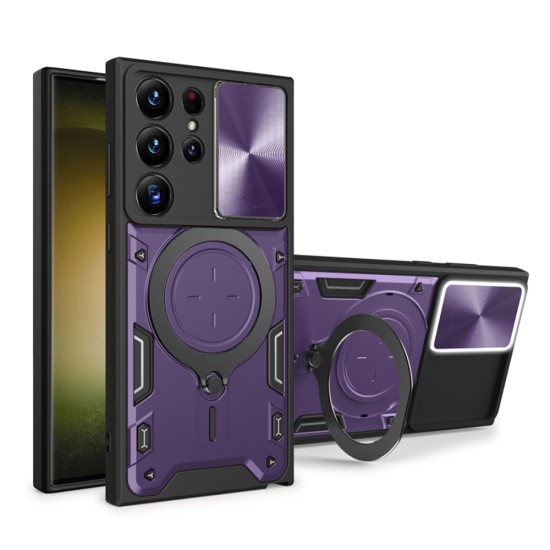 Husa pentru Samsung Galaxy S24 Ultra - Techsuit CamGuard Pro - Purple