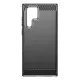 Husa pentru Samsung Galaxy S24 Ultra - Techsuit Carbon Silicone - Black Husa pentru Samsung Galaxy S24 Ultra - Techsuit Carbon Silicone - Black