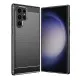 Husa pentru Samsung Galaxy S24 Ultra - Techsuit Carbon Silicone - Black Husa pentru Samsung Galaxy S24 Ultra - Techsuit Carbon Silicone - Black