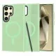 Husa pentru Samsung Galaxy S24 Ultra - Techsuit HaloFrost MagSafe Series - Light Green Husa pentru Samsung Galaxy S24 Ultra - Techsuit HaloFrost MagSafe Series - Light Green