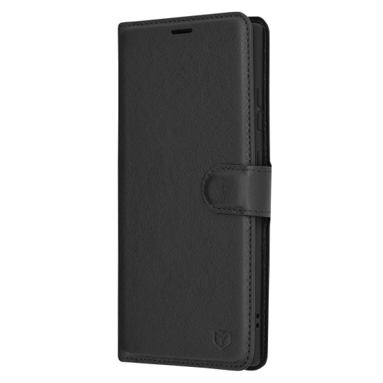 Husa pentru Samsung Galaxy S24 Ultra - Techsuit Leather Folio - Black