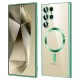 Husa pentru Samsung Galaxy S24 Ultra - Techsuit Luxury Crystal MagSafe - Light Green