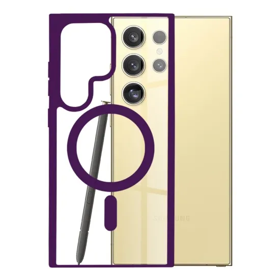 Husa pentru Samsung Galaxy S24 Ultra - Techsuit MagSafe Pro - Purple Husa pentru Samsung Galaxy S24 Ultra - Techsuit MagSafe Pro - Purple