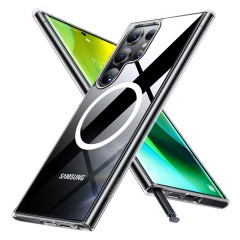 Husa pentru Samsung Galaxy S24 Ultra - Torras Diamond MagSafe Series - Clear Husa pentru Samsung Galaxy S24 Ultra - Torras Diamond MagSafe Series - Clear