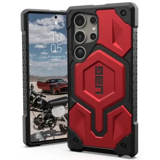 Husa pentru Samsung Galaxy S24 Ultra - UAG Monarch Pro - Crimson Husa pentru Samsung Galaxy S24 Ultra - UAG Monarch Pro - Crimson