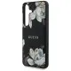 Husa pentru Samsung Galaxy S25 - Guess Grained Flowers MagSafe (GUHMS25SPGNMPLMK) - Black Husa pentru Samsung Galaxy S25 - Guess Grained Flowers MagSafe (GUHMS25SPGNMPLMK) - Black
