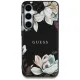 Husa pentru Samsung Galaxy S25 - Guess Grained Flowers MagSafe (GUHMS25SPGNMPLMK) - Black Husa pentru Samsung Galaxy S25 - Guess Grained Flowers MagSafe (GUHMS25SPGNMPLMK) - Black