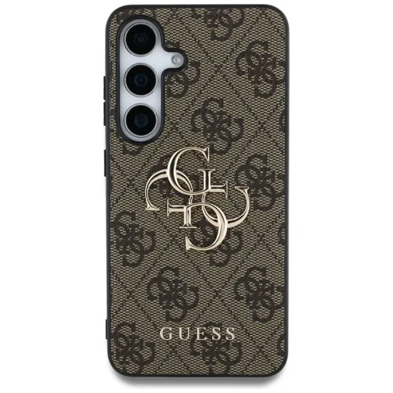 Husa pentru Samsung Galaxy S25 - Guess Hardcase 4G Big Metal Logo (GUHCS25S4GMGBR) - Brown Husa pentru Samsung Galaxy S25 - Guess Hardcase 4G Big Metal Logo (GUHCS25S4GMGBR) - Brown