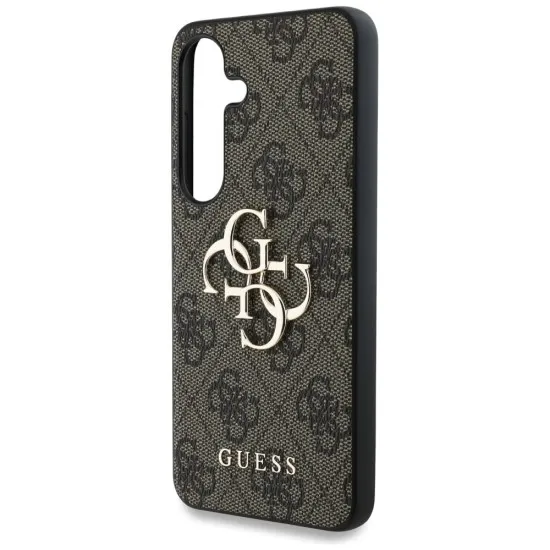 Husa pentru Samsung Galaxy S25 - Guess Hardcase 4G Big Metal Logo (GUHCS25S4GMGBR) - Brown Husa pentru Samsung Galaxy S25 - Guess Hardcase 4G Big Metal Logo (GUHCS25S4GMGBR) - Brown