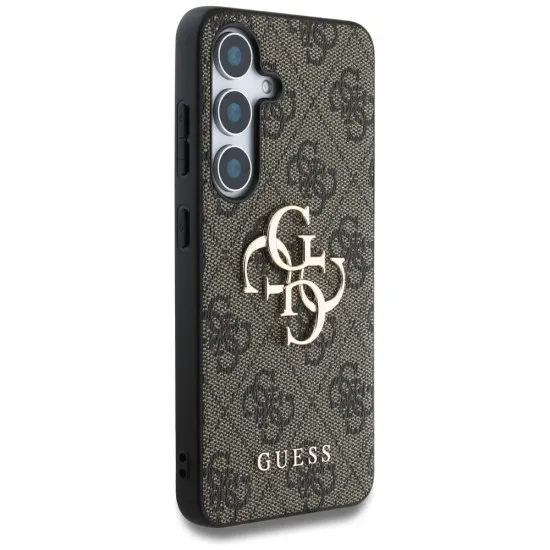 Husa pentru Samsung Galaxy S25 - Guess Hardcase 4G Big Metal Logo (GUHCS25S4GMGBR) - Brown Husa pentru Samsung Galaxy S25 - Guess Hardcase 4G Big Metal Logo (GUHCS25S4GMGBR) - Brown