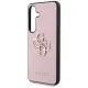 Husa pentru Samsung Galaxy S25 - Guess Hardcase 4G Grained Big and Classic Logo (GUHCS25SPGT4MBP) - Pink