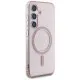 Husa pentru Samsung Galaxy S25 - Guess IML Glitter Circle MagSafe (GUHMS25SHFGEREP) - Pink Husa pentru Samsung Galaxy S25 - Guess IML Glitter Circle MagSafe (GUHMS25SHFGEREP) - Pink