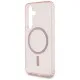 Husa pentru Samsung Galaxy S25 - Guess IML Glitter Circle MagSafe (GUHMS25SHFGEREP) - Pink Husa pentru Samsung Galaxy S25 - Guess IML Glitter Circle MagSafe (GUHMS25SHFGEREP) - Pink