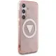 Husa pentru Samsung Galaxy S25 - Guess IML Metal Glitter 4G Circle Triangle MagSafe (GUHMS25SHG4PRTGP) - Pink Husa pentru Samsung Galaxy S25 - Guess IML Metal Glitter 4G Circle Triangle MagSafe (GUHMS25SHG4PRTGP) - Pink