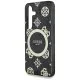 Husa pentru Samsung Galaxy S25 - Guess IML Peony On 4G Background MagSafe (GUHMS25SH4PYEEK) - Black Husa pentru Samsung Galaxy S25 - Guess IML Peony On 4G Background MagSafe (GUHMS25SH4PYEEK) - Black