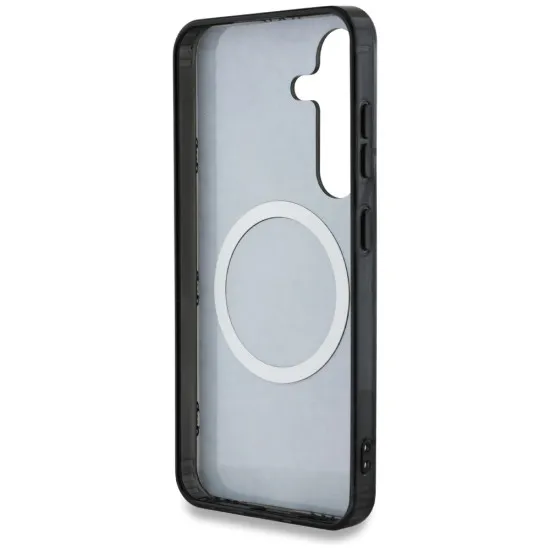 Husa pentru Samsung Galaxy S25 - Guess IML Peony On 4G Background MagSafe (GUHMS25SH4PYEEK) - Black Husa pentru Samsung Galaxy S25 - Guess IML Peony On 4G Background MagSafe (GUHMS25SH4PYEEK) - Black