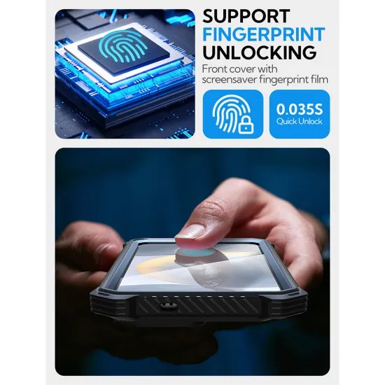 Husa pentru Samsung Galaxy S25 Plus + Folie - I-Blason Armorbox - Tilt