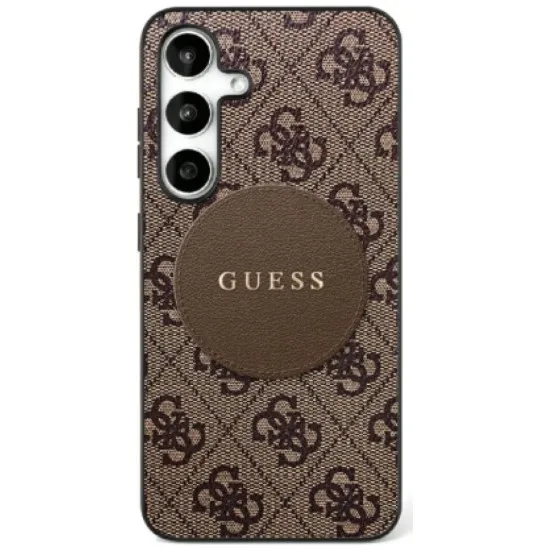 Husa pentru Samsung Galaxy S25 Plus - Guess 4G Circle Classic Logo MagSafe (GUHMS25MP4PGRSGW) - Brown Husa pentru Samsung Galaxy S25 Plus - Guess 4G Circle Classic Logo MagSafe (GUHMS25MP4PGRSGW) - Brown