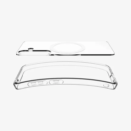 Husa pentru Samsung Galaxy S25 Plus - Spigen Ultra Hybrid MagSafe - Clear / White Husa pentru Samsung Galaxy S25 Plus - Spigen Ultra Hybrid MagSafe - Clear / White