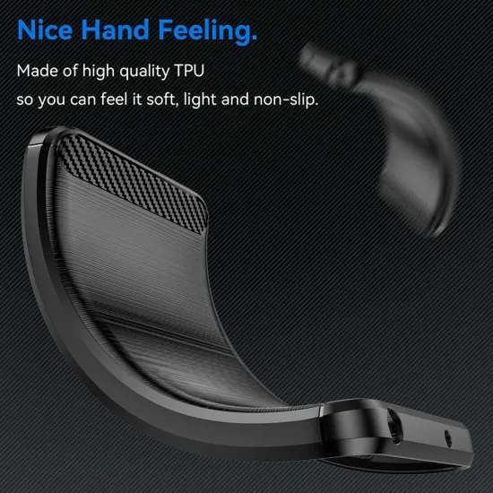 Husa pentru Samsung Galaxy S25 Plus - Techsuit Carbon Silicone - Black Husa pentru Samsung Galaxy S25 Plus - Techsuit Carbon Silicone - Black