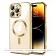 Husa pentru Samsung Galaxy S25 Plus - Techsuit Luxury Crystal MagSafe - Gold Husa pentru Samsung Galaxy S25 Plus - Techsuit Luxury Crystal MagSafe - Gold
