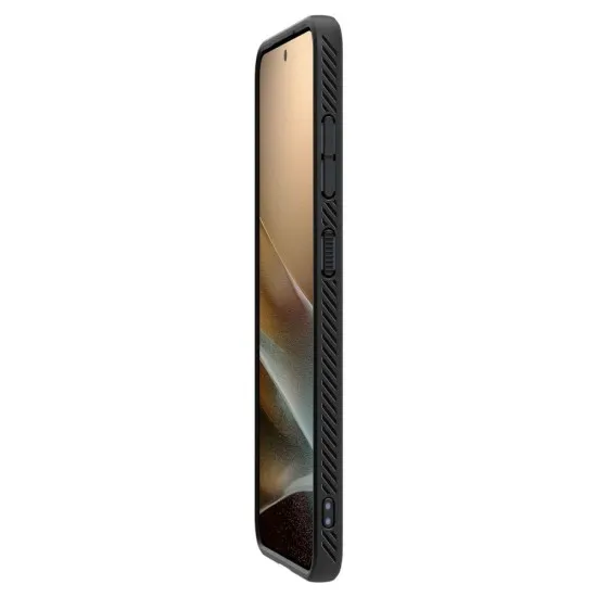 Husa pentru Samsung Galaxy S25 - Spigen Liquid Air - Matte Black Husa pentru Samsung Galaxy S25 - Spigen Liquid Air - Matte Black