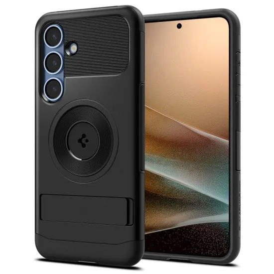 Husa pentru Samsung Galaxy S25 - Spigen Slim Armor MagSafe - Black Husa pentru Samsung Galaxy S25 - Spigen Slim Armor MagSafe - Black