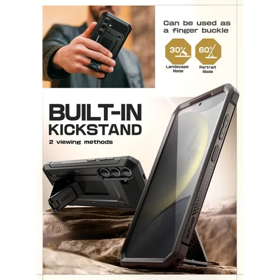 Husa pentru Samsung Galaxy S25 - Supcase Unicorn Beetle Pro - Black Husa pentru Samsung Galaxy S25 - Supcase Unicorn Beetle Pro - Black