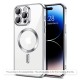 Husa pentru Samsung Galaxy S25 - Techsuit Luxury Crystal MagSafe - Silver