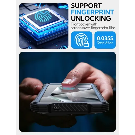 Husa pentru Samsung Galaxy S25 Ultra + Folie - I-Blason Armorbox - Tilt Husa pentru Samsung Galaxy S25 Ultra + Folie - I-Blason Armorbox - Tilt