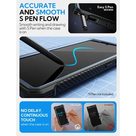 Husa pentru Samsung Galaxy S25 Ultra + Folie - I-Blason Armorbox - Tilt Husa pentru Samsung Galaxy S25 Ultra + Folie - I-Blason Armorbox - Tilt