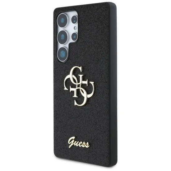 Husa pentru Samsung Galaxy S25 Ultra - Guess Glitter Script Big 4G Logo (GUHCS25LHG4SGK) - Black Husa pentru Samsung Galaxy S25 Ultra - Guess Glitter Script Big 4G Logo (GUHCS25LHG4SGK) - Black