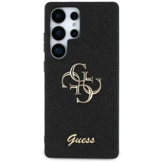 Husa pentru Samsung Galaxy S25 Ultra - Guess Glitter Script Big 4G Logo (GUHCS25LHG4SGK) - Black Husa pentru Samsung Galaxy S25 Ultra - Guess Glitter Script Big 4G Logo (GUHCS25LHG4SGK) - Black