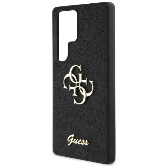 Husa pentru Samsung Galaxy S25 Ultra - Guess Glitter Script Big 4G Logo (GUHCS25LHG4SGK) - Black Husa pentru Samsung Galaxy S25 Ultra - Guess Glitter Script Big 4G Logo (GUHCS25LHG4SGK) - Black