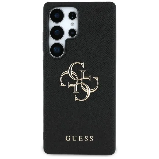 Husa pentru Samsung Galaxy S25 Ultra - Guess Hardcase 4G Grained Big and Classic Logo (GUHCS25LPGT4MBK) - Black Husa pentru Samsung Galaxy S25 Ultra - Guess Hardcase 4G Grained Big and Classic Logo (GUHCS25LPGT4MBK) - Black