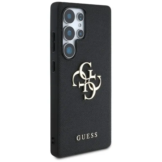 Husa pentru Samsung Galaxy S25 Ultra - Guess Hardcase 4G Grained Big and Classic Logo (GUHCS25LPGT4MBK) - Black Husa pentru Samsung Galaxy S25 Ultra - Guess Hardcase 4G Grained Big and Classic Logo (GUHCS25LPGT4MBK) - Black