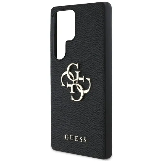 Husa pentru Samsung Galaxy S25 Ultra - Guess Hardcase 4G Grained Big and Classic Logo (GUHCS25LPGT4MBK) - Black Husa pentru Samsung Galaxy S25 Ultra - Guess Hardcase 4G Grained Big and Classic Logo (GUHCS25LPGT4MBK) - Black