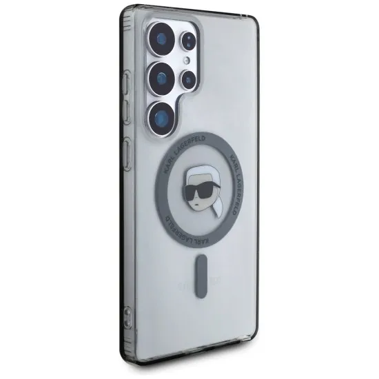 Husa pentru Samsung Galaxy S25 Ultra - Karl Lagerfeld IML MagSafe (KLHMS25LHLSKIK) - Karl`s Head Husa pentru Samsung Galaxy S25 Ultra - Karl Lagerfeld IML MagSafe (KLHMS25LHLSKIK) - Karl`s Head