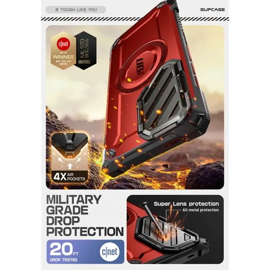 Husa pentru Samsung Galaxy S25 Ultra - Supcase Unicorn Beetle XT MagSafe - Ruddy Husa pentru Samsung Galaxy S25 Ultra - Supcase Unicorn Beetle XT MagSafe - Ruddy