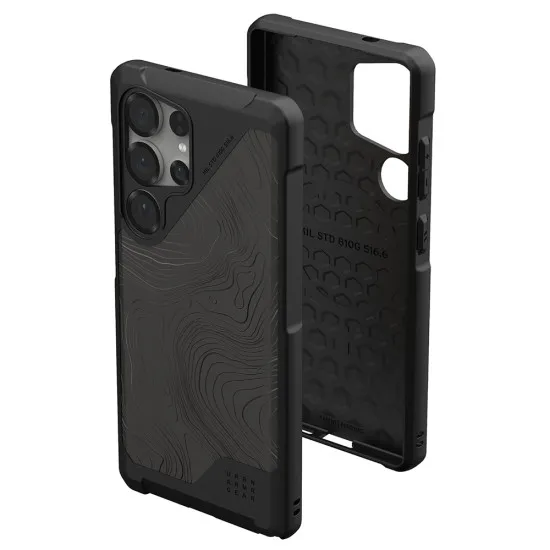 Husa pentru Samsung Galaxy S25 Ultra - UAG Metropolis LT MagSafe - Topography Black Husa pentru Samsung Galaxy S25 Ultra - UAG Metropolis LT MagSafe - Topography Black