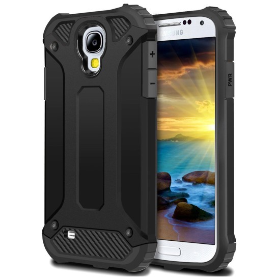 Husa pentru Samsung Galaxy S4 i9500 - Techsuit Hybrid Armor - Black