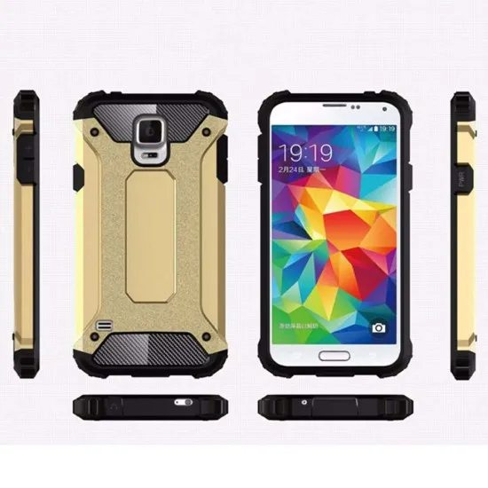 Husa pentru Samsung Galaxy S5 G900 Techsuit Hybrid Armor - Black Husa pentru Samsung Galaxy S5 G900 Techsuit Hybrid Armor - Black