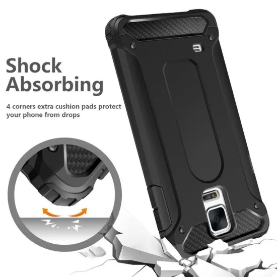 Husa pentru Samsung Galaxy S5 G900 Techsuit Hybrid Armor - Black Husa pentru Samsung Galaxy S5 G900 Techsuit Hybrid Armor - Black
