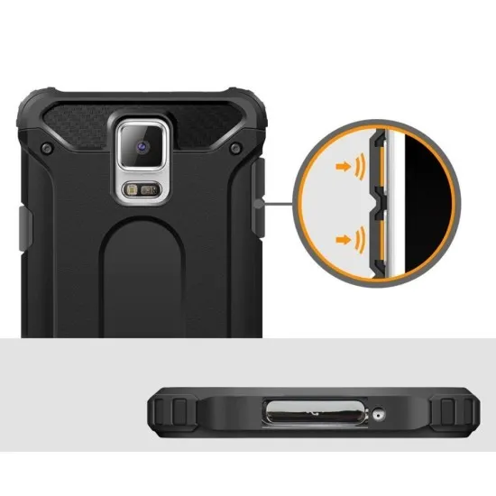Husa pentru Samsung Galaxy S5 G900 Techsuit Hybrid Armor - Black Husa pentru Samsung Galaxy S5 G900 Techsuit Hybrid Armor - Black