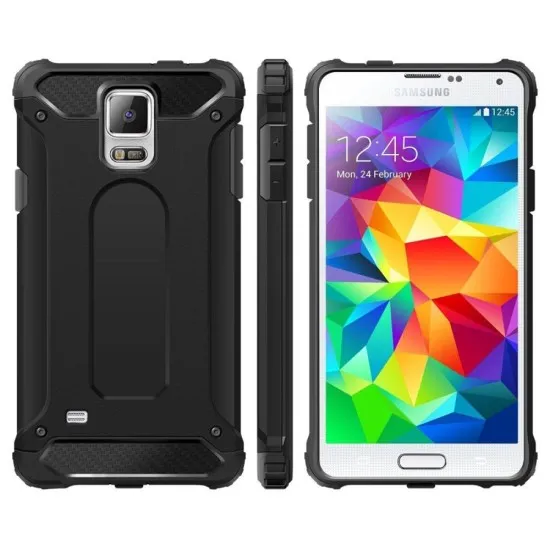 Husa pentru Samsung Galaxy S5 G900 Techsuit Hybrid Armor - Black Husa pentru Samsung Galaxy S5 G900 Techsuit Hybrid Armor - Black