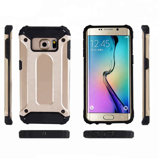 Husa pentru Samsung Galaxy S6 G920 - Techsuit Hybrid Armor - Black