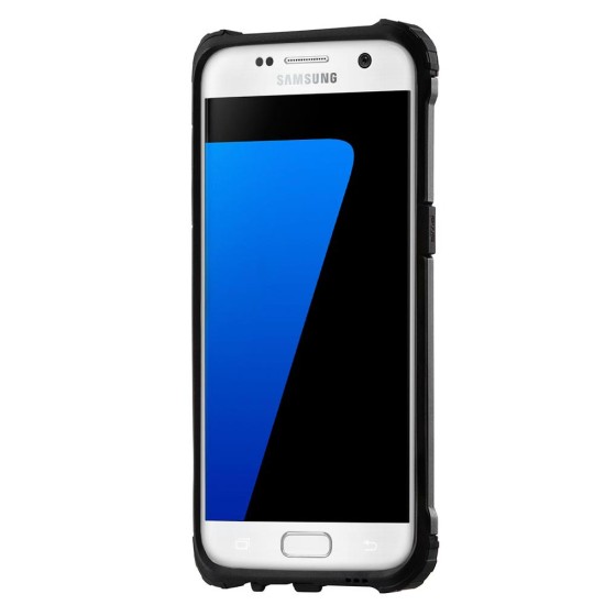 Husa pentru Samsung Galaxy S7 Edge - Techsuit Hybrid Armor - Black