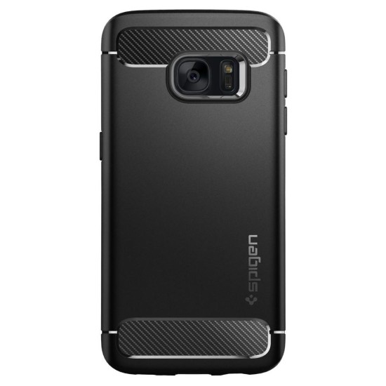 Husa pentru Samsung Galaxy S7 - Spigen Rugged Armor - Black